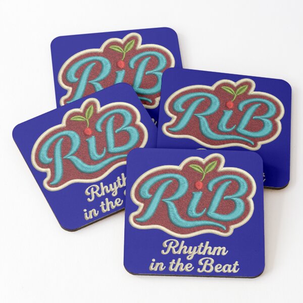 Item preview,  Vintage Sedona Teal Embroidered Patch Rhythm in the Beat designed and sold by Rib-Brand.