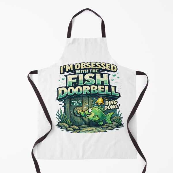 Item preview, I'm Obsessed with the Fish Doorbell funny T-shirt designed and sold by Dianefromamsterdam.