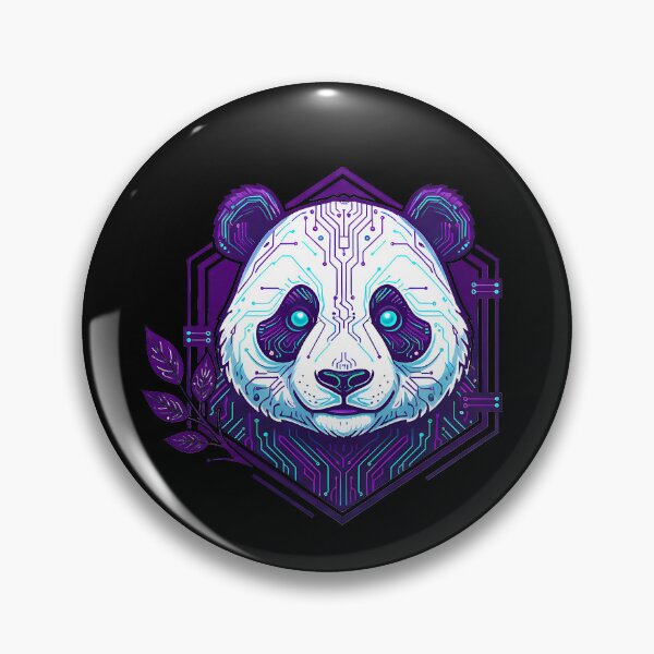 Item preview, Cyber Panda Tech Art - Futuristic Neon Circuit Giant Panda Illustration designed and sold by AbulailArt.