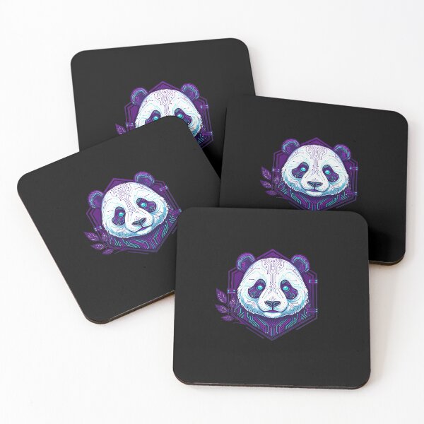 Item preview, Cyber Panda Tech Art - Futuristic Neon Circuit Giant Panda Illustration designed and sold by AbulailArt.