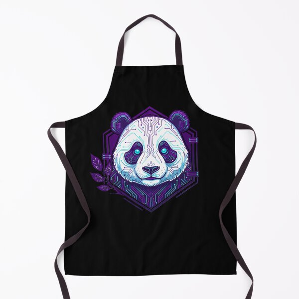 Item preview, Cyber Panda Tech Art - Futuristic Neon Circuit Giant Panda Illustration designed and sold by AbulailArt.