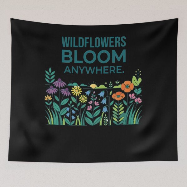 Item preview, Wildflowers Bloom Anywhere Spring Garden designed and sold by zbox1.