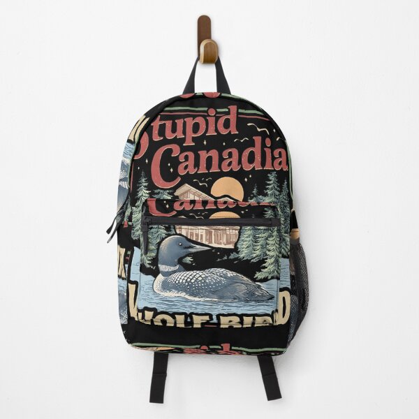 Item preview, Stupids Canadians Wolf Birds Humor Quote designed and sold by Oblitz.