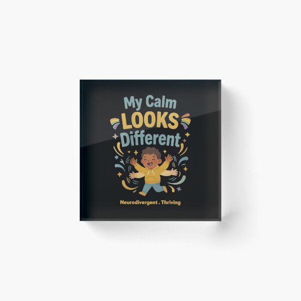 Item preview, My Calm Looks Different Neurodivergent Stimming designed and sold by zbox1.