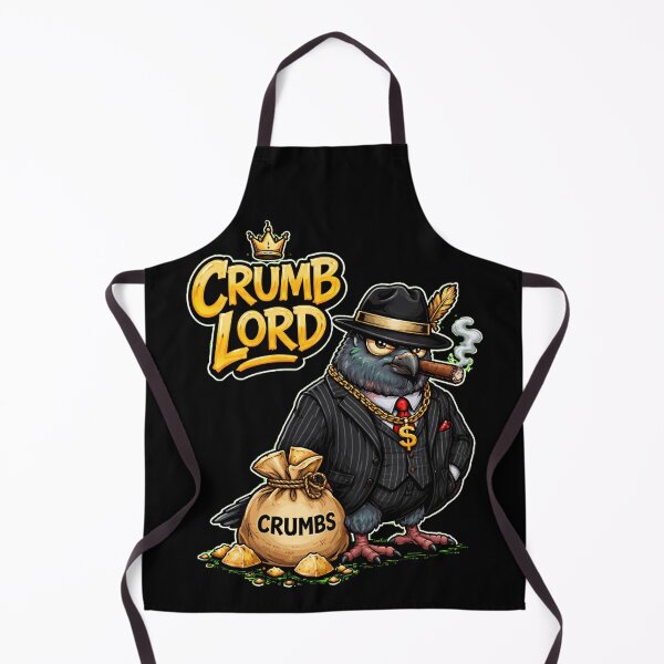 Item preview, Crumb Lord - The Pigeon Mafia Bread Boss designed and sold by LOL-N-LIFESTYLE.