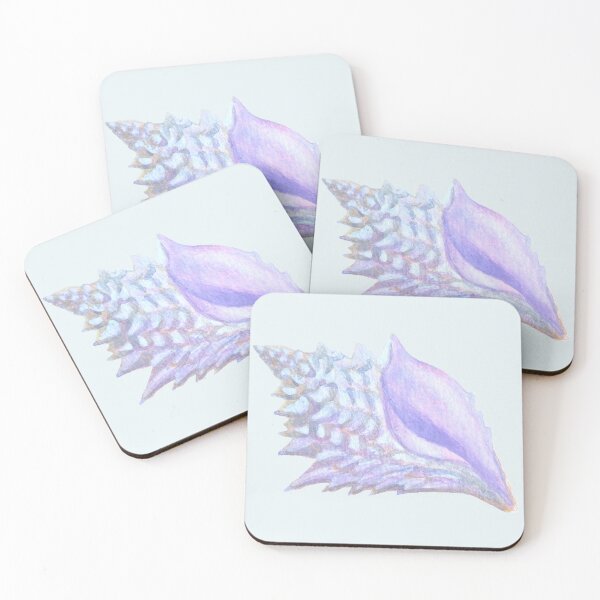 Item preview, Hand-Painted Conch Seashell – Watercolour Beach Art designed and sold by EmpressDestiny.