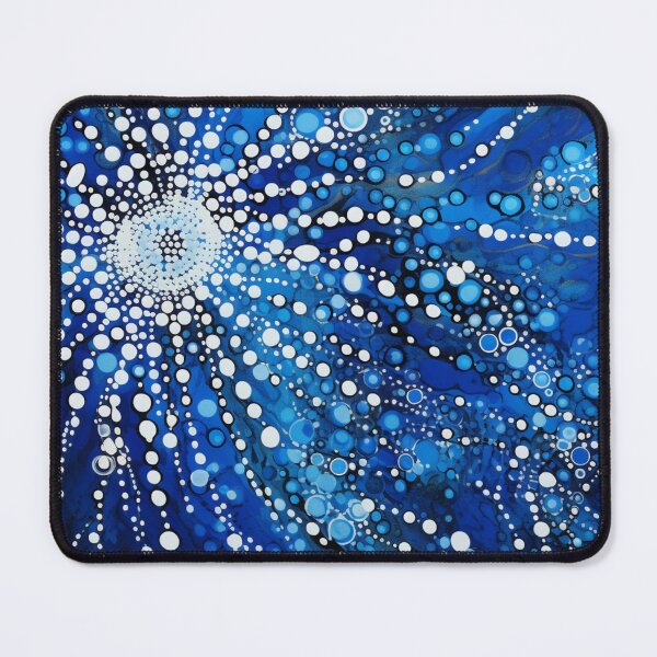 Item preview, Aboriginal Inspired Dot Art - Birth of the Blue Stone designed and sold by GrinGalore.