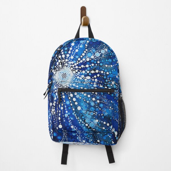 Item preview, Aboriginal Inspired Dot Art - Birth of the Blue Stone designed and sold by GrinGalore.