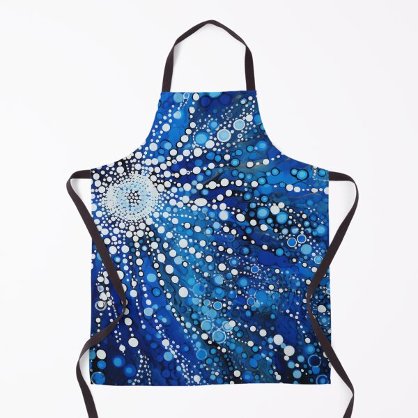 Item preview, Aboriginal Inspired Dot Art - Birth of the Blue Stone designed and sold by GrinGalore.