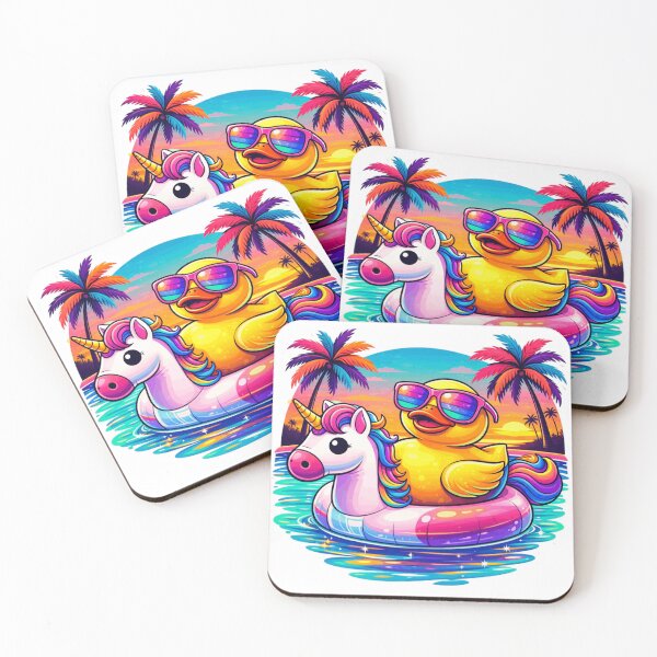 Item preview, Unicorn Duck Pool Float Cute Summer Vibes designed and sold by the-dovlat.