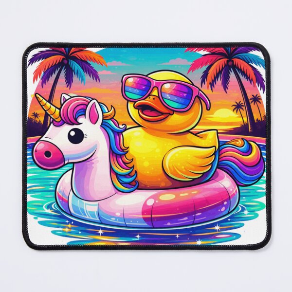 Item preview, Unicorn Duck Pool Float Cute Summer Vibes designed and sold by the-dovlat.
