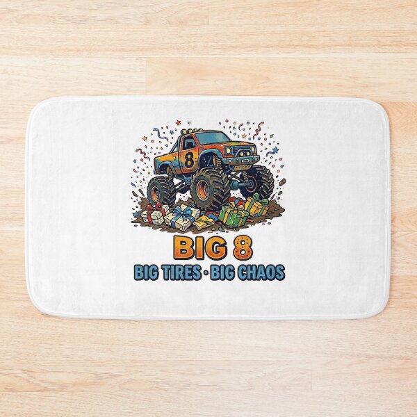 Item preview, 8th Birthday Monster Truck Big 8 Big Tires Big Chaos designed and sold by zbox1.