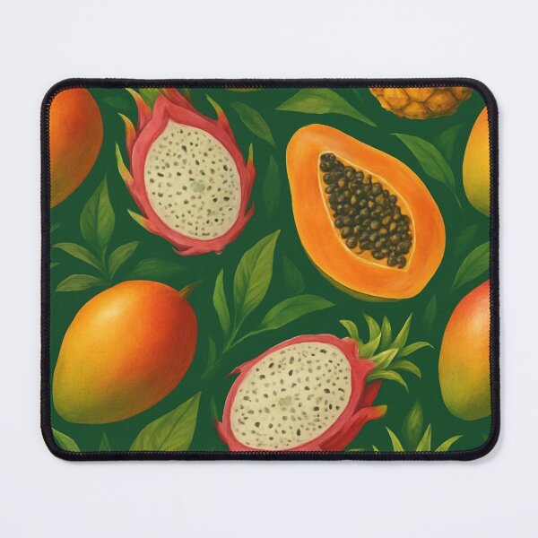 Item preview, Seamless pattern of tropical fruits designed and sold by GUNAPRIYAA.