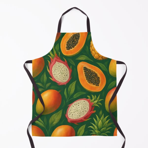 Item preview, Seamless pattern of tropical fruits designed and sold by GUNAPRIYAA.