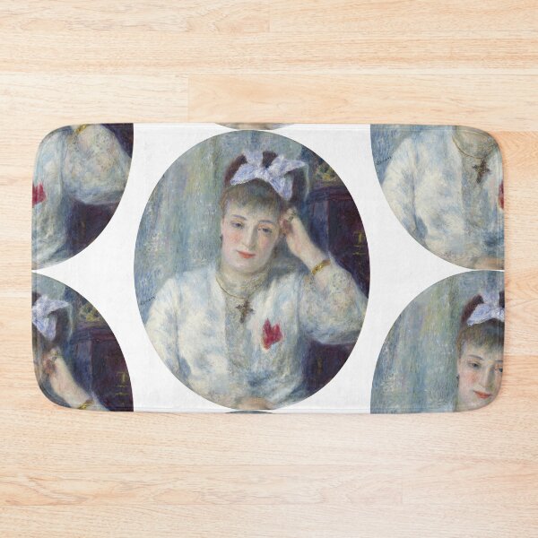 Item preview, Marie Murer by Pierre-Auguste Renoir: Impressionist Oval Portrait Fine Art Print designed and sold by artofuniverse.