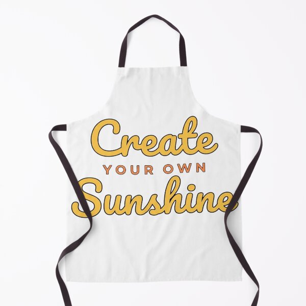 Item preview, Create Your Own Sunshine – Motivational Typography Quote, Aesthetic Positive Vibes Design, Cute Handwritten Script Art designed and sold by Velmora Studio.