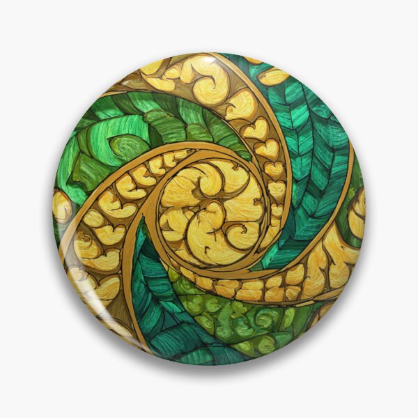 Item preview, New Zealand Māori Paua Pattern Koru Design 880 designed and sold by GrinGalore.