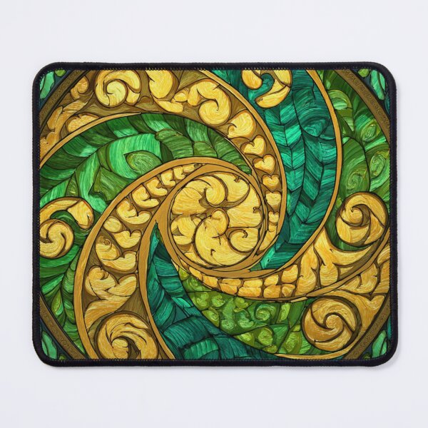 Item preview, New Zealand Māori Paua Pattern Koru Design 880 designed and sold by GrinGalore.