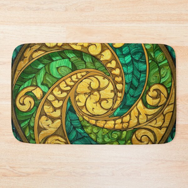 Item preview, New Zealand Māori Paua Pattern Koru Design 880 designed and sold by GrinGalore.