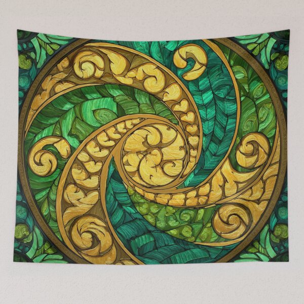Item preview, New Zealand Māori Paua Pattern Koru Design 880 designed and sold by GrinGalore.