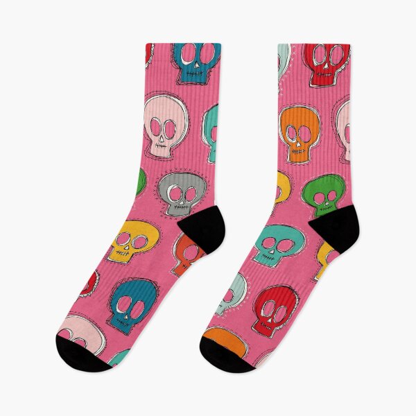 Artikelvorschau, nähen Sie einen Totenkopf in Rosa entworfen und verkauft von scrummy.