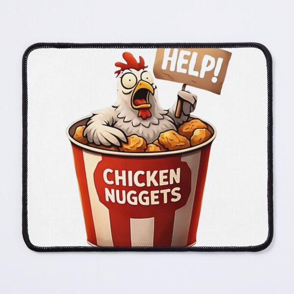 Item preview, Chicken in a Cube of Nuggets Help Funny designed and sold by FunnyDesigns221.