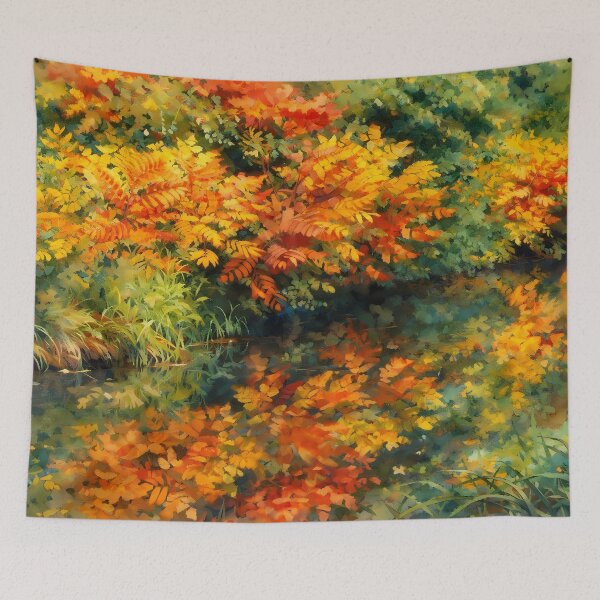 Item preview, Vibrant Autumn Reflections designed and sold by cuprum.