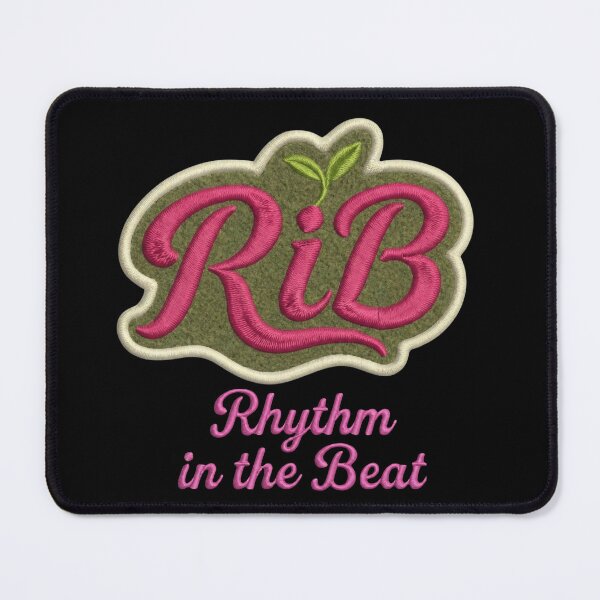 Item preview, RiB Cactus Rose Script Embroidered Texture Logo designed and sold by Rib-Brand.