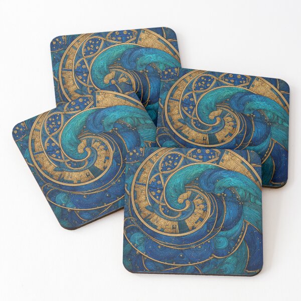 Item preview, New Zealand Māori Paua Pattern Koru Design 881 designed and sold by GrinGalore.