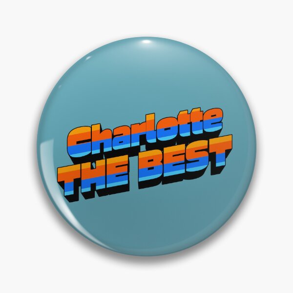 Item preview, Charlotte The Best - Retro 60s Sunset Aesthetic Typography designed and sold by infinitearte.