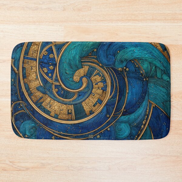 Item preview, New Zealand Māori Paua Pattern Koru Design 881 designed and sold by GrinGalore.