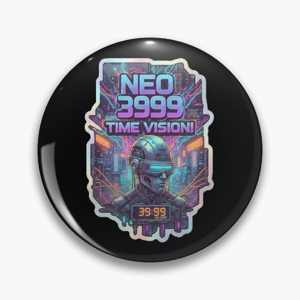 Item preview, Cyberpunk Style NEO 3999 39:99 TIME VISION! #3 designed and sold by Giulivo Store Graphic.
