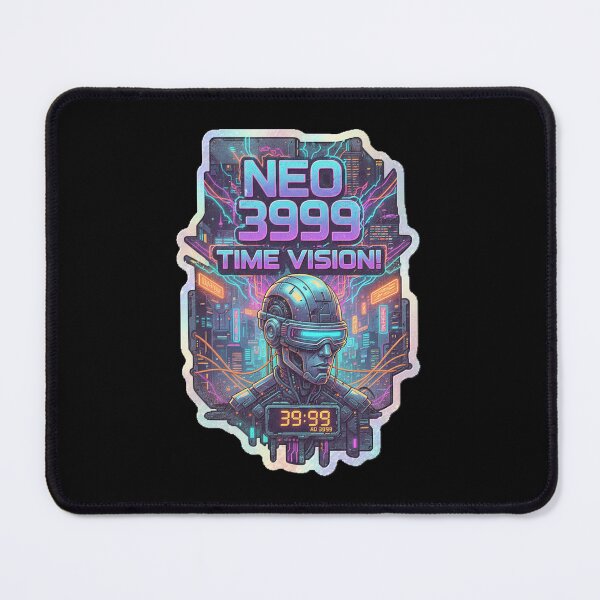 Item preview, Cyberpunk Style NEO 3999 39:99 TIME VISION! #3 designed and sold by Giulivo Store Graphic.