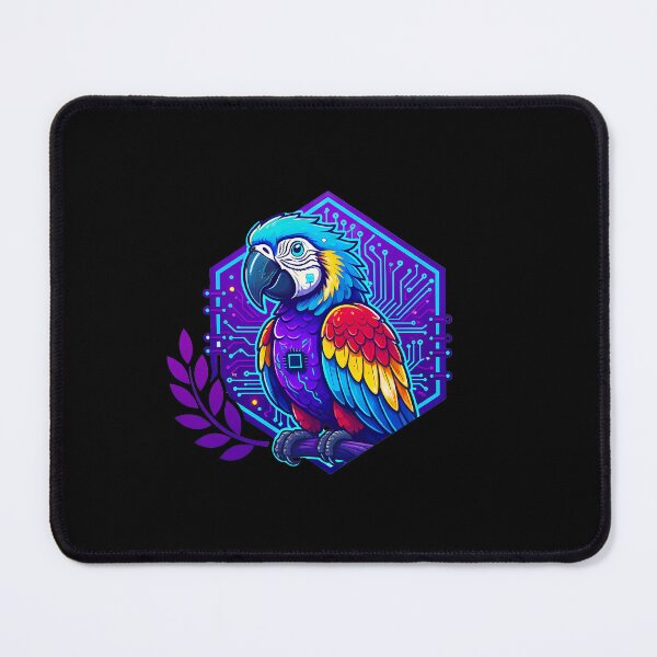 Item preview, Cyber Parrot Tech Art - Futuristic Neon Circuit Macaw Illustration designed and sold by AbulailArt.