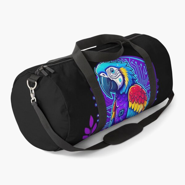 Item preview, Cyber Parrot Tech Art - Futuristic Neon Circuit Macaw Illustration designed and sold by AbulailArt.