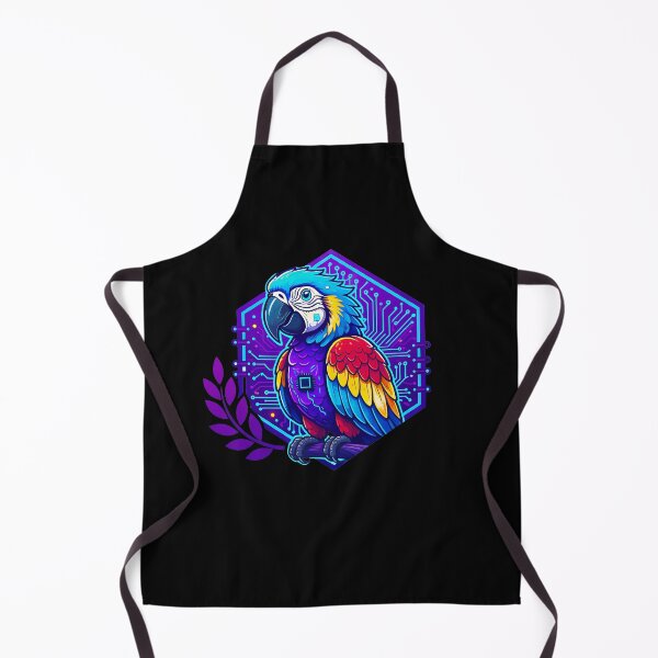 Item preview, Cyber Parrot Tech Art - Futuristic Neon Circuit Macaw Illustration designed and sold by AbulailArt.