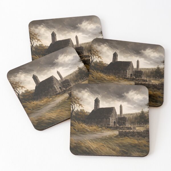 Item preview, Historic Stone Church in Countryside designed and sold by cuprum.