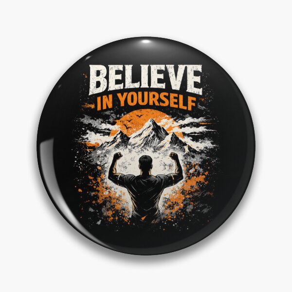 Item preview, Believe In Yourself Motivational Graphic Design designed and sold by DAXIFY.