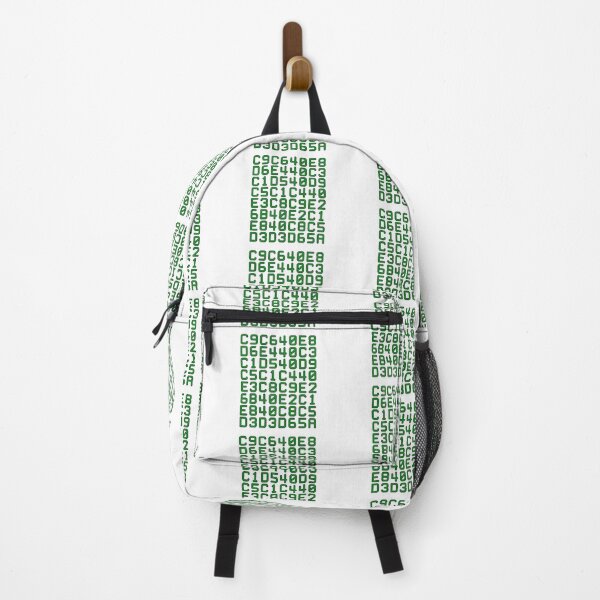 Item preview, hexadecimal computer code - if you can read this say hello (green) designed and sold by bravoalpha.