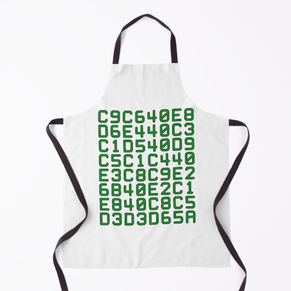 Item preview, hexadecimal computer code - if you can read this say hello (green) designed and sold by bravoalpha.