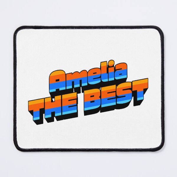 Item preview, Amelia The Best - Retro 60s Sunset Aesthetic Typography designed and sold by infinitearte.