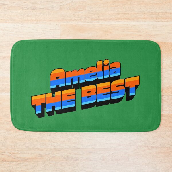 Item preview, Amelia The Best - Retro 60s Sunset Aesthetic Typography designed and sold by infinitearte.