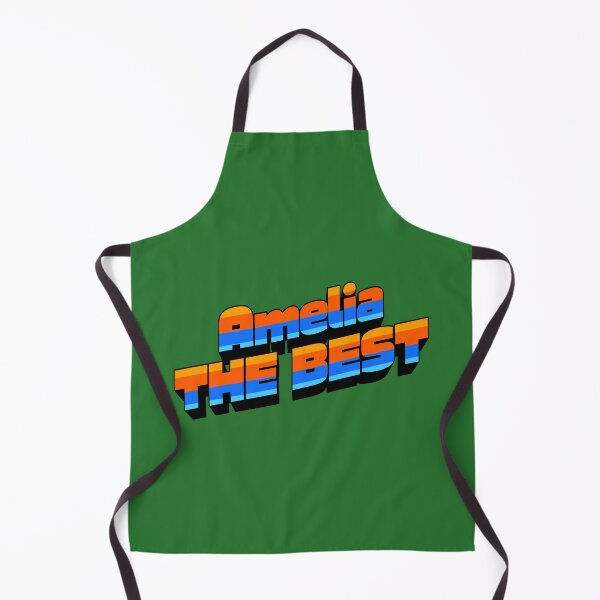 Item preview, Amelia The Best - Retro 60s Sunset Aesthetic Typography designed and sold by infinitearte.