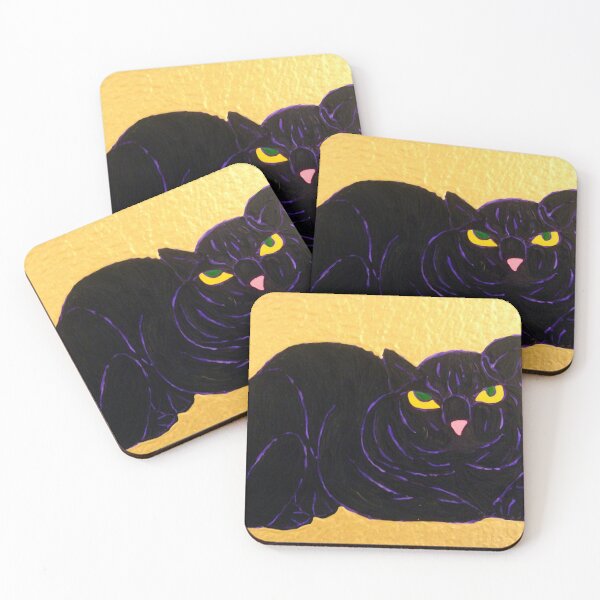 Item preview, Black cat designed and sold by Gluecknika.