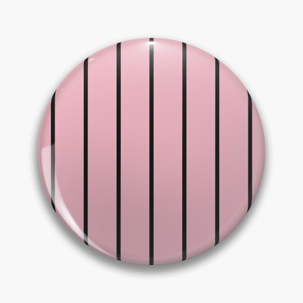 Item preview, Blush And Black Pinstripe Pattern designed and sold by pattern-archive.
