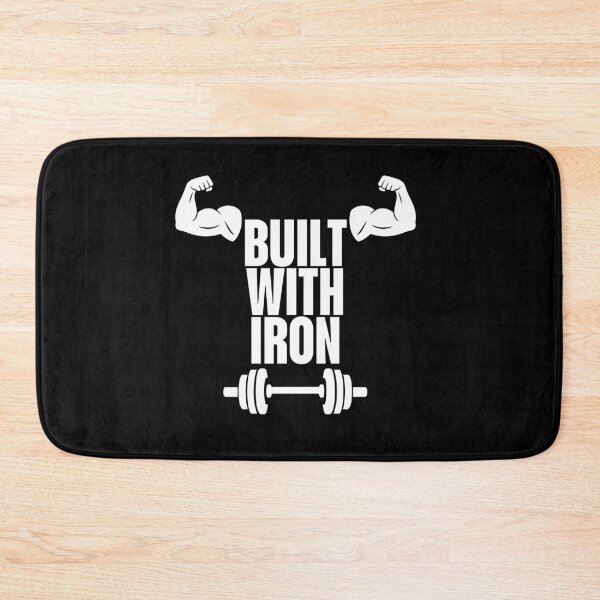 Item preview, Built With Iron Gym Workout designed and sold by HYPNK.
