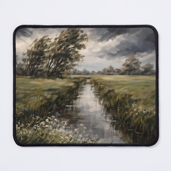 Item preview, Stormy Landscape with Windy Trees designed and sold by cuprum.