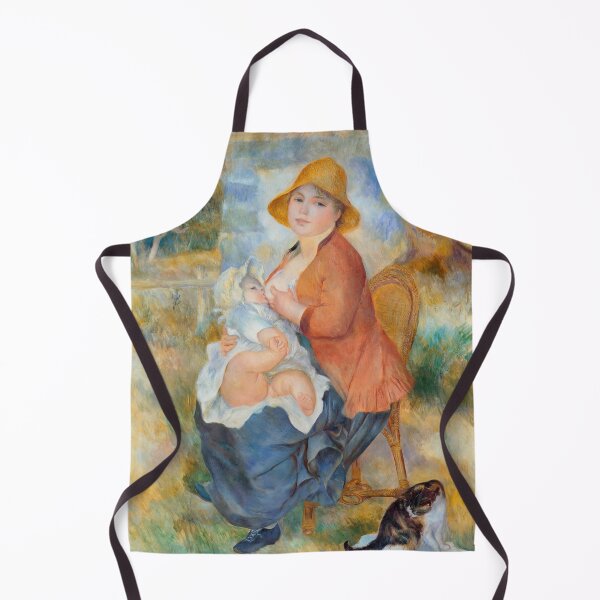 Item preview, Maternity by Pierre-Auguste Renoir: Intimate Impressionist Mother and Child Poster designed and sold by artofuniverse.
