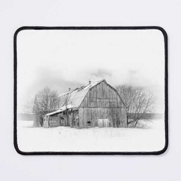 Item preview, An old barn in black and white in Eastern Ontario designed and sold by James Cumming.