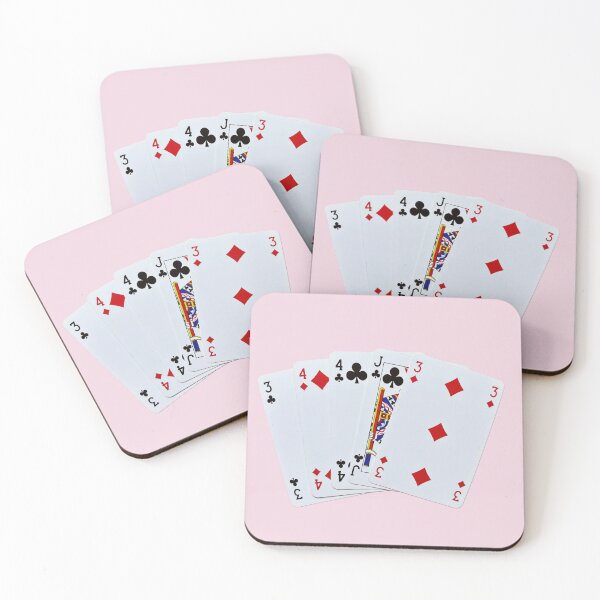 Item preview, "Eddie" cards (pink bg) designed and sold by nerdspride.